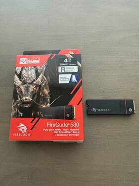 Zp4000gm3a023 Seagate Firecuda 530 4tb M.2 Nvme Internal Ssd With Heatsink