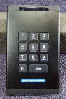 Sd-kp-12-bl250gb-ssd Secure Data Securedata Securedrive Kp 250gb Encrypted External Ssd With Keypad Authentication