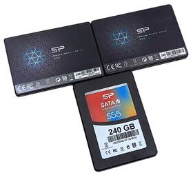 Msip-rem-sll-s5 Silicon Power Lot Of 3 Sp S55 240gb Sata Iii 6gb/s 7mm 2.5 Inch Ssd