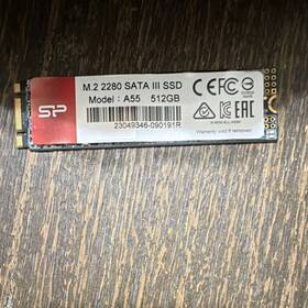 R-rem-sll-a55m Silicon Power A55 512gb M.2 2280 Sata Iii Internal Ssd Black