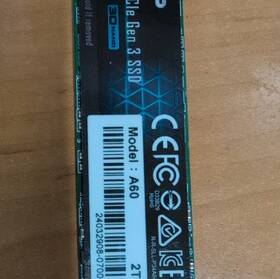 R-rsll-p34a60 Silicon Power A60 2tb M.2 2280 Pcie Gen 3 Internal Ssd 3d Nand Black Blue