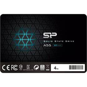 Sp004tbss3a55s25ay Silicon Power 4tb Ssd 3d Nand A55 Slc Cache Performance Boost Sata Iii 2.5 Inch 7