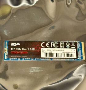 Sp512gbp34a80m28 Silicon Power Sp 1tb Nvme M.2 Pcie Gen3x4 Ssd - Model A80