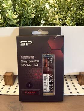 Su001tbp34a80m28ab Silicon Power A80 1 Tb M.2 2280 Pcie Gen 3x4 Nvme 1.3 Storage Drive
