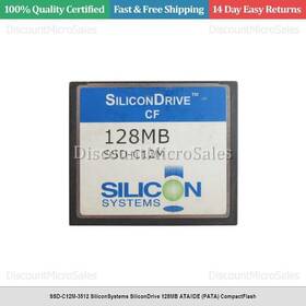 Ssd-c12m-3512 Silicon Siliconsystems Silicondrive 128mb Ata/ide Pata Compactflash