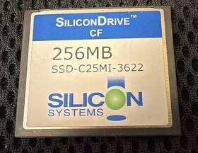 Ssd-c25mi-3622 Silicon Systems 256mb Compact Flash Solid State Drive