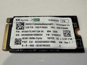 Hfs001tej4x112n Sk Hynix 1tb Ssd M.2 2242 Pcie4x4 Nvme Fast Read And Write