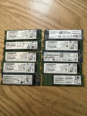 Hfs128g39tnf-n2a0a-ssd Sk Hynix Lot Of 10 Mix 128gb M.2 2280 Solid State Drive Read