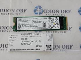 Hfs256gde9x073n Sk Hynix 256gb M.2 Nvme 2280 Ssd Grade A Sku 14547