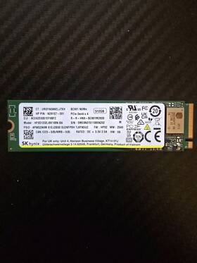 Hfs512gej9x080n Sk Hynix N29138-001 M.2 Nvme Internal Ssd 512gb Green
