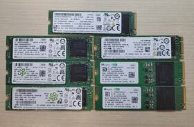 Sss0l24760 Sk Hynix Lot Of 7 Various 256gb M.2 Ssd Drives 2280 Tested Good