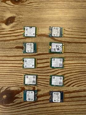 Zz128gb Sk Hynix 128gb M.2 Nvme Ssd 2230 30mm Pcle - Major Brands Lot Of 10