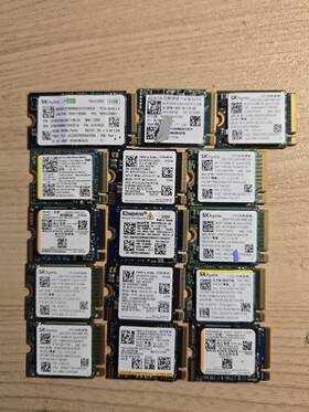 Mz-9mx512a Skhynix/kioxia/kingston Lot Of 15 M.2 Nvme 2230 512gb Ssd Pcie Mixed Brands