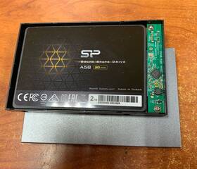 Sp002tbss3a58a25 Sp Silicon Power 2tb Ssd 3d Nand With External Enclosure Usb-c Tested Working