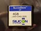 Ssd-c04g-3500 Silicon Systems Silicondrive Cf Compact Flash Memory Card