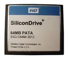 Ssd-c64mi-3012 Wd Silicon Cf Type Ssd Pata Compact Flash Memory Card