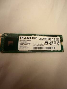Snv5420-400g Synology - Enterprise Series M.2 Nvme Ssd 2280 400gb