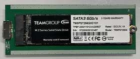 Tm8ps7256g0c101 Team Group Inc. Teamgroup Ms30 256gb Slc Cache 3d Nand Tlc M.2 2280 Sata Iii 6gb/s 500/400 Mb/s