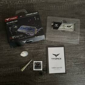 Tm8fp6001t0c119 Team Group T-force Cardea Liquid 1tb M.2 Nvme Ssd With White Ek Cryofuel Refill