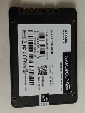 T253e2512g0c101 Teamgroup Ex2 512 Gb Sata Iii 2.5 In Solid State Drive