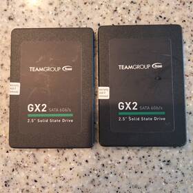 T253x2512g0c101 Teamgroup Lot Of 2 512 Gb 2.5 Inch Ssd Tested See Attached Images