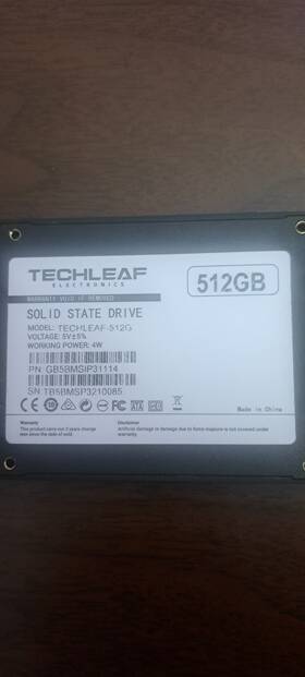 Gb5bmsip31114 Techleaf Ssd 2.5 Inch Electronics Techleaf-512gb Solid State Drive 512gb