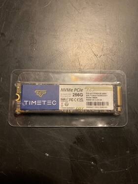 2280 Timetec 765441344310 256gb Ssd Nvme Pcie Gen3x4 8gb/s M.2 3d Nand High Performance Sl
