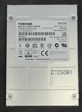 Thnsnj240gcs3 Toshiba 205e5680 Lot Of 8 240gb Hk3r 2.5 Slim Ssd Sata-3 6.0 Ri Plp