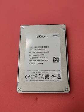 Hfs1t9g32med-3410a Toshiba 871772-003 1.92tb Ssd Sata 2.5 Hard Drive Hdd Sk Hynix Enterprise Mlc Hp