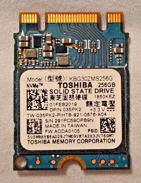 Kbg30zms256g Toshiba Kioxia 256gb M.2 Nvme Ssd