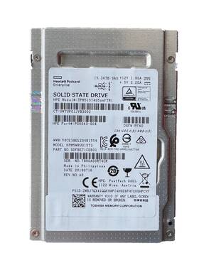 Kpm5wrug15t3 Toshiba Hpe 15.36tb 2.5 Inch Sas Ssd 12gb/s/512b/s/excellent Condition With 92% Health