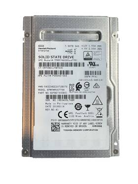 Kpm5wrug7t68 Toshiba Hpe 7.68tb 2.5 Inch Sas Ssd/12gb/s-512b/s-very Low Power On Time/100% Health