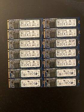 Kxg5azn256g Toshiba Lot Of 14 256gb M.2 2280 Nvme Ssd Kxg5azn256g/ Average Health