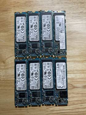 Thnsnk256g Toshiba Lot Of 8 256gb Nvme M.2 Ssd