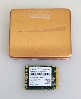 Mte352t Transcend 512gb 2230 M.2 Ssd Pcie 3.0 X2 Nvme Steamdeck With Storage Case