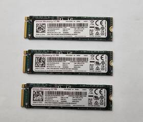 Lense40512gmsp34mestb3a Union Memory Lot Of 3 512gb Nvme Pcie Gen 3x X4 M.2 Ssd 100% Health Low Writes