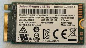 Rpftj256pdd2mwx Union Memory Lenovo 256gb Pcie Gen3 Nvme Ssd Windows 10
