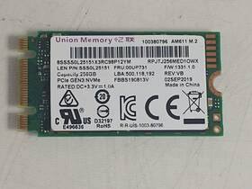 Rpjtj256med10wx Union Memory Lot Of 2 Am611 256 Gb M.2 42mm Solid State Drive