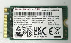 Rpjtj256mee1owx Union Memory / Samsung Lenovo 256gb Nvme M.2 Ssd Laptop Pc