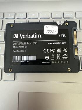Vi550 Verbatim 49353 S3 1 Tb Solid State Drive Ssd Sata Tested Work 100% Gh