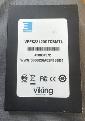 Vrfs21400gbctmmal1 Viking Vpfs22120gtcbmtl 120gb 2.5 Inch Sata Ssd Element Series