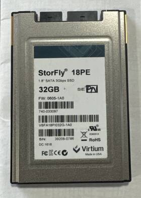 Vsfa18pi032-1a0 Virtium 18pe Storfly 32gb Sata 3gbps 1.8-inch Industrial Ssd