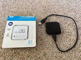 Bayn0010bbk Wd Easystore 1 Tb External Ssd 400 Mb/s Usb 3.0 Type A