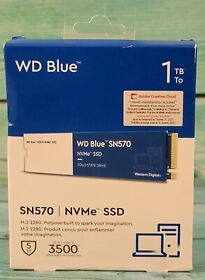 Wds100t3b0c Wd Blue Sn570 1tb Internal Pcie Gen3 X4 Ssd For Laptops And Desktop