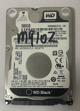 Wd5000lplx-08zntt0 Wd 500 Gb Hdd 2.5 Inch Sata - Hard Drive With Windows 11 Pro Uefi-wd Plug&play