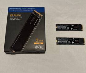 Wdbauy0019bnc Wd Lot Of 2 Black Sn850 1tb Nvme Ssds Pcie Gen4 Tested/working