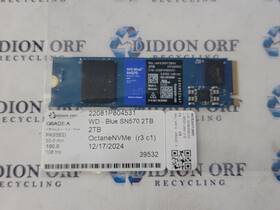 Wds200t3b0c Wd 2tb M.2 Nvme 2280 Ssd Grade A Sku 14514