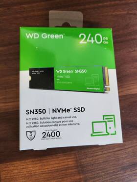 Wds240g2g0c Wd Green Sn350 240gb Ssd M.2 2280 Pcie3.0x4 Nvme Solid State Drive