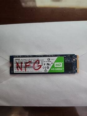 Wds240g3g0b00bjf0 Wd Not Working Parts Only Western Digital 240gb Green Sata Ssd M.2 2280