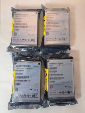 0b34895 Western Digital Lot Of 4 Wd Ultrastar Dc Ss300 1.6tb 2.5 Inch 12g Sas Ssd - Used